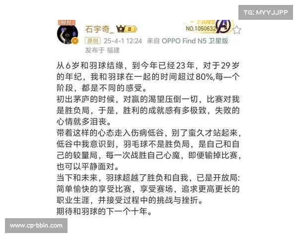 从6岁开始与羽毛球结缘,23年后的29岁,我依然热爱这项运动 从6岁开始与羽毛球结缘,23年后的29岁,我依然热爱这项运动